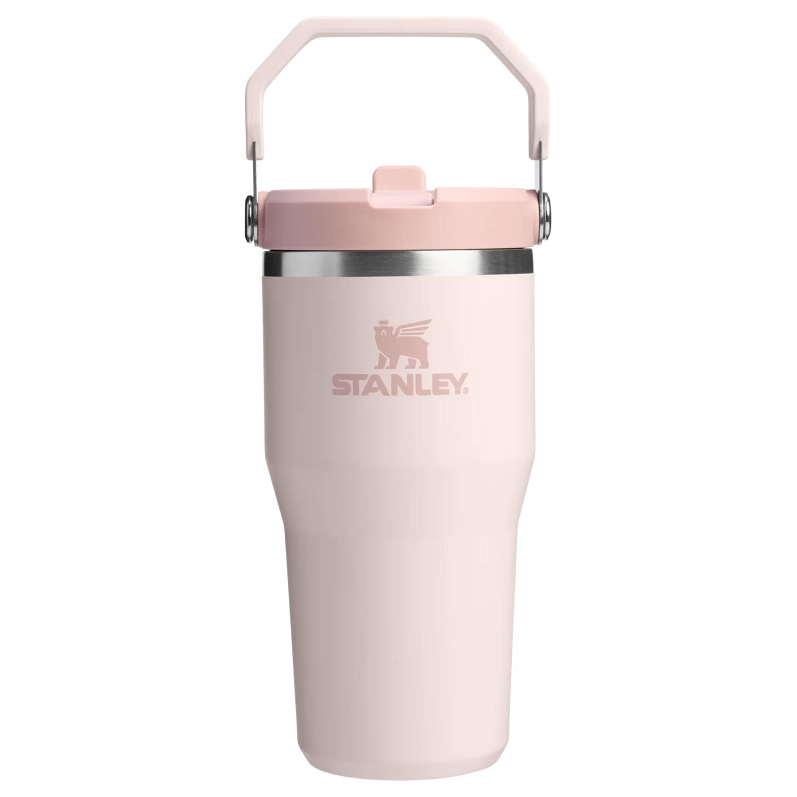 IceFlow Flip Straw Tumbler Pipetli Termos 0.6L / 20oz Rose Quartz