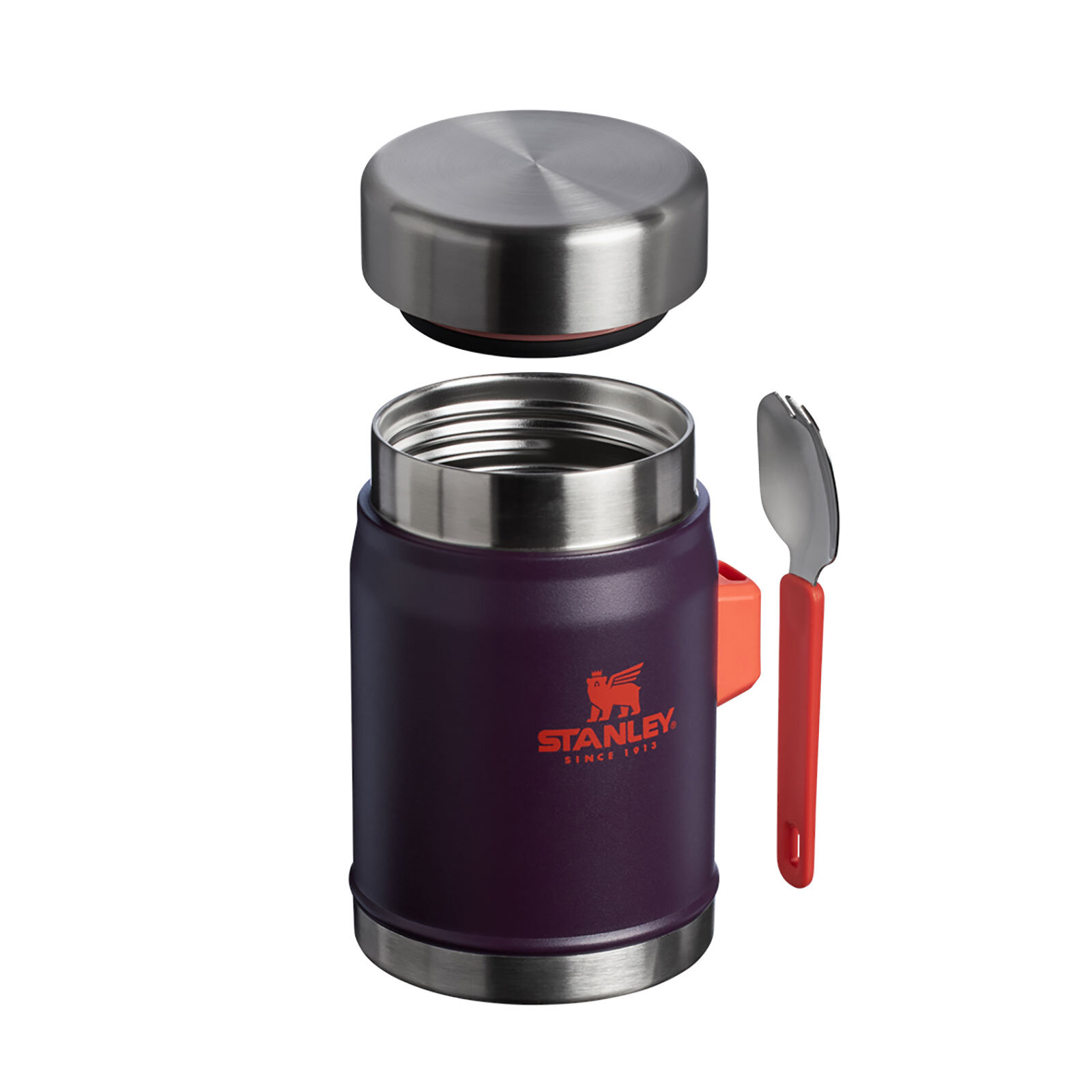 Klasik Legendary Yemek için Termos Kap 0.4L / 14oz Mor