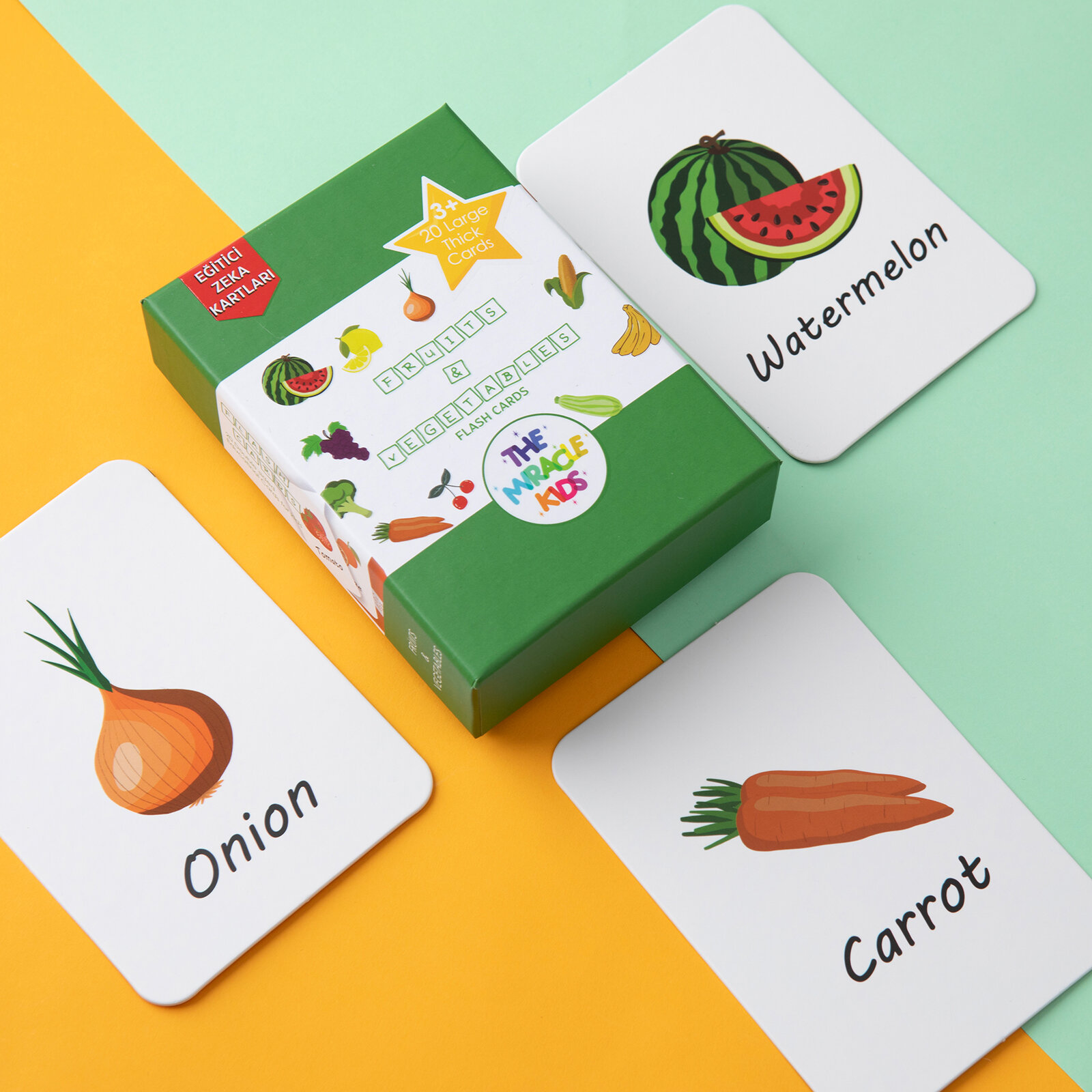 Fruits&Vegetables Flash Cards