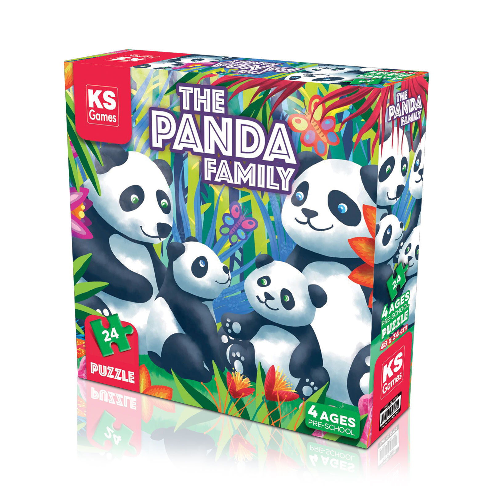 The Panda Family 24 Parça Puzzle