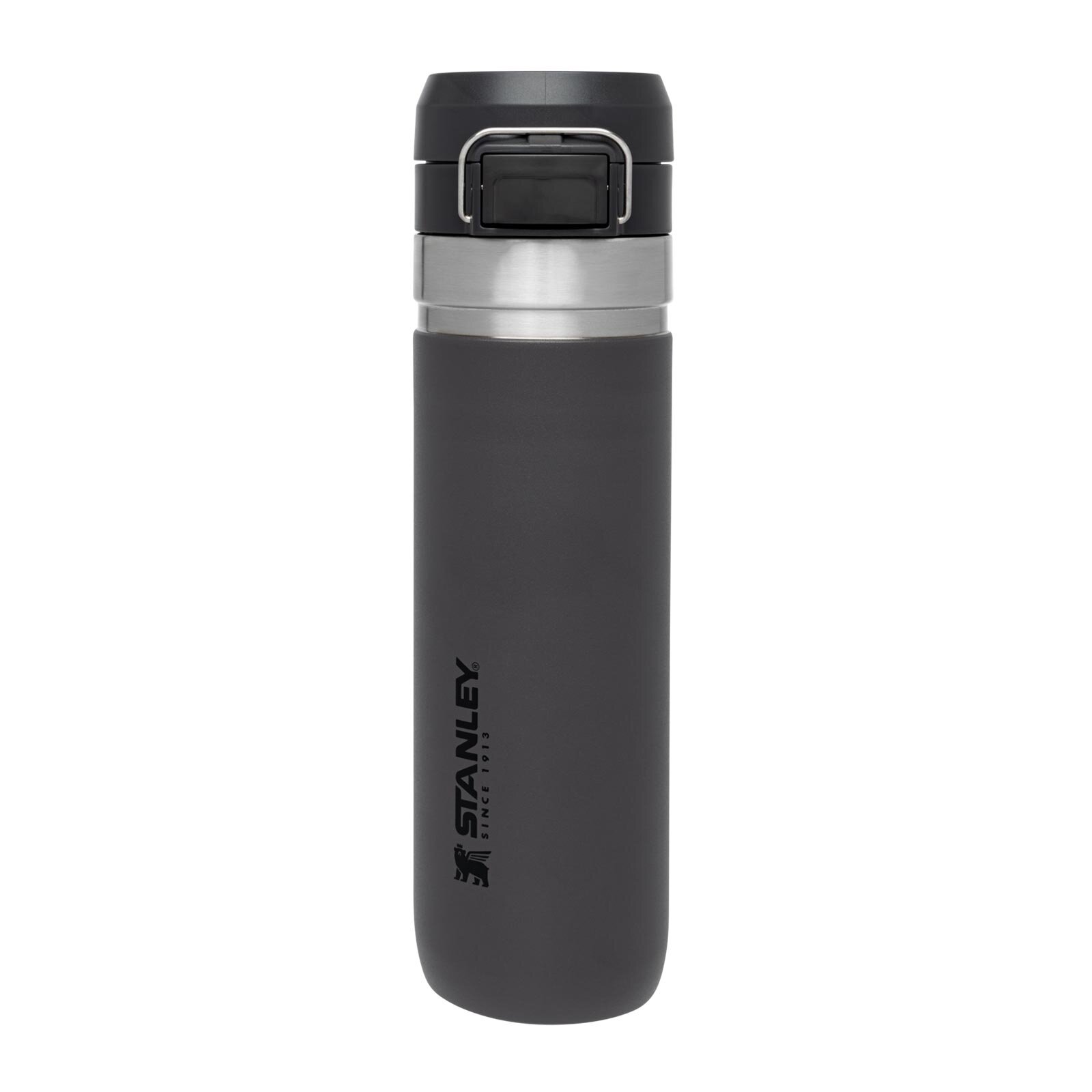 The Quick-Flip Water Bottle 700ml Charcoal The Quick-Flip Water Bottle 700ml Charcoal