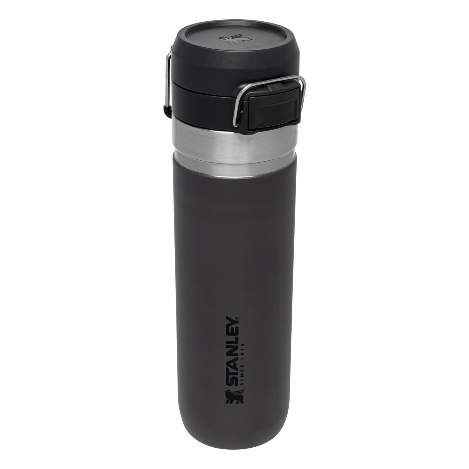 The Quick-Flip Water Bottle 700ml Charcoal The Quick-Flip Water Bottle 700ml Charcoal