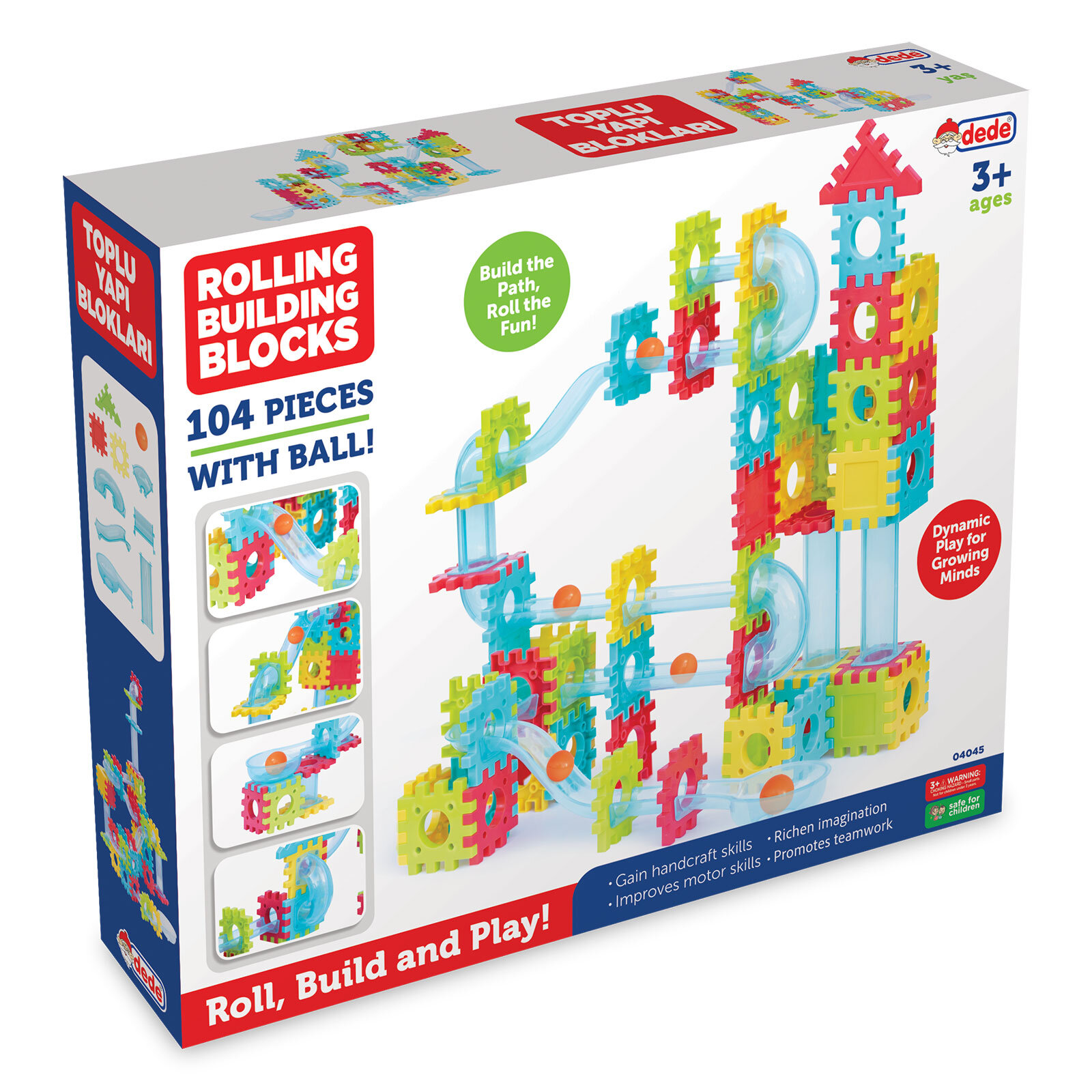 Toplu Yapı Bloklar 104 Parça