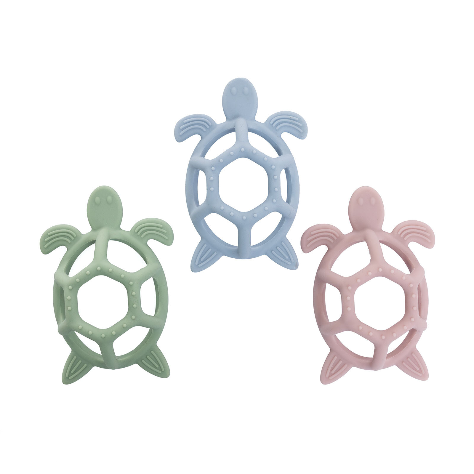 Tortoise Silikon Diş Kaşıyıcı Buz mavisi