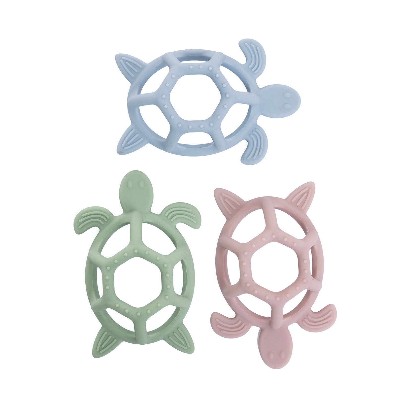 Tortoise Silikon Diş Kaşıyıcı Buz mavisi