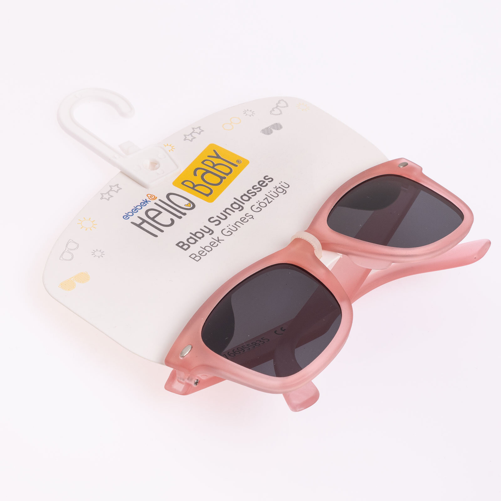 Transparan Kare Çerçeve Gözlük Kız Bebek Kız Bebek