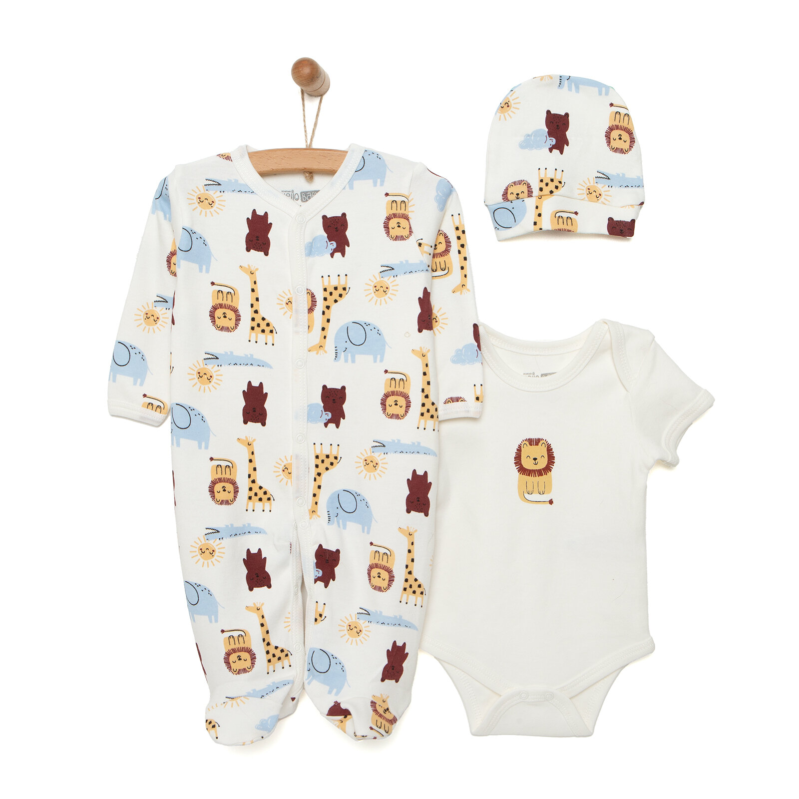 Tulum-Body-Şapka Erkek Bebek