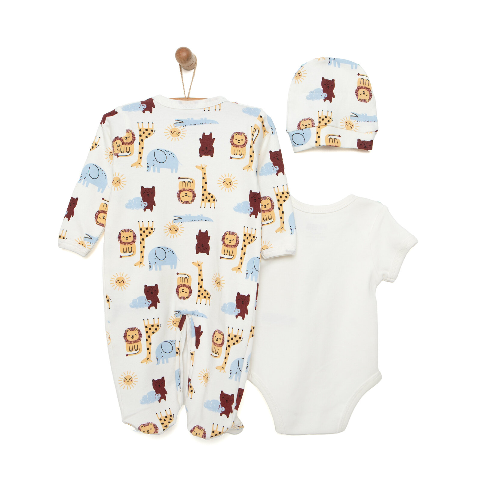 Tulum-Body-Şapka Erkek Bebek