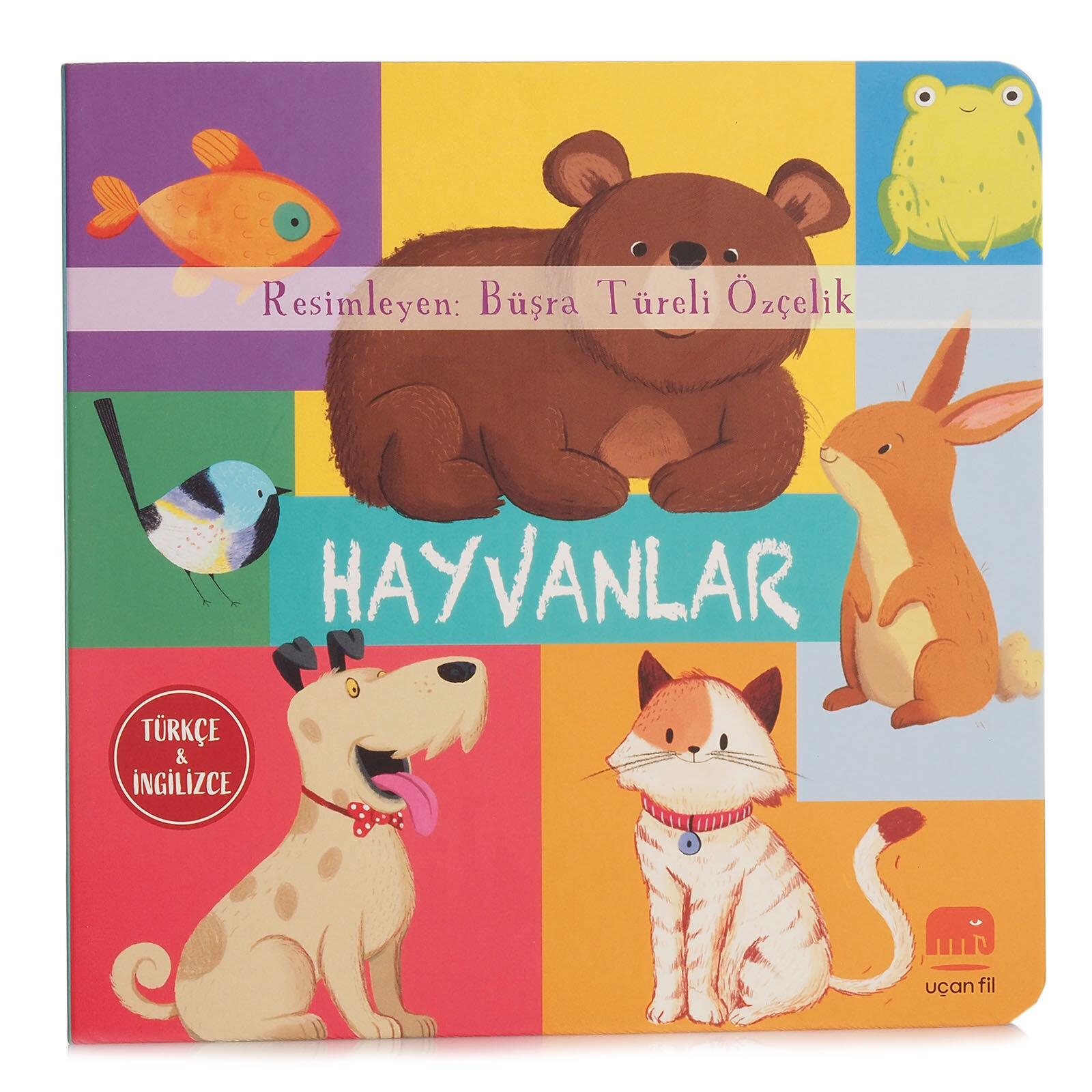 Uçanfil Hayvanlar Eğitici Bebek Kitabı
