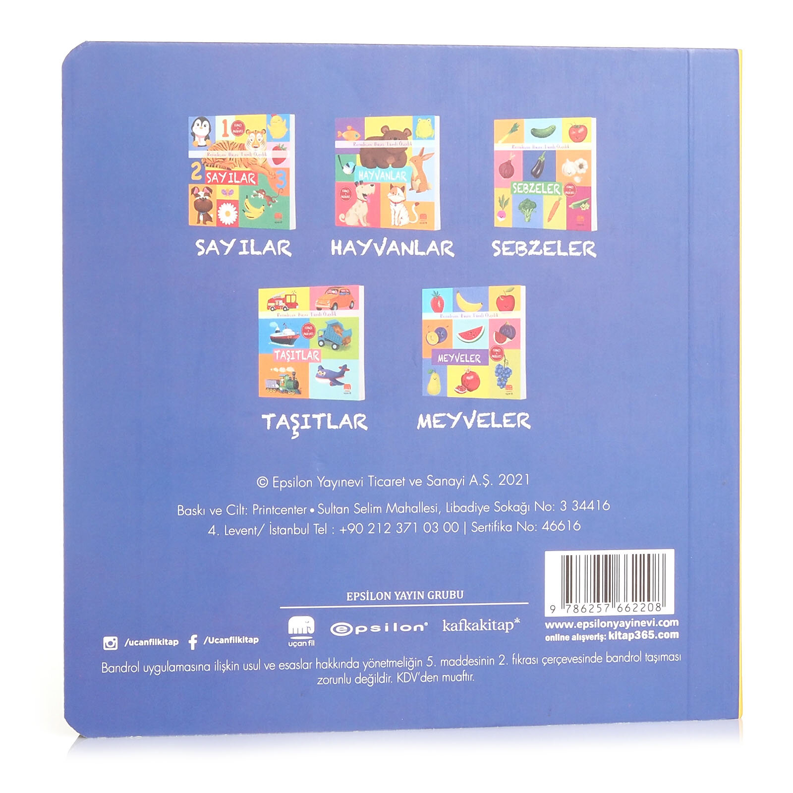 Uçanfil Renkler Eğitici Bebek Kitabı