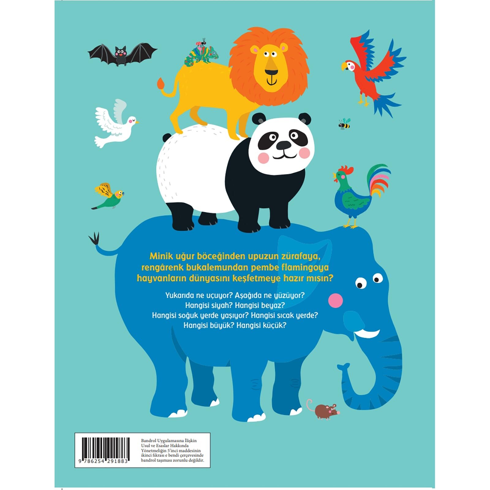 Uğur Böceğinden Zürafaya Rengarenk Hayvan Kitabım