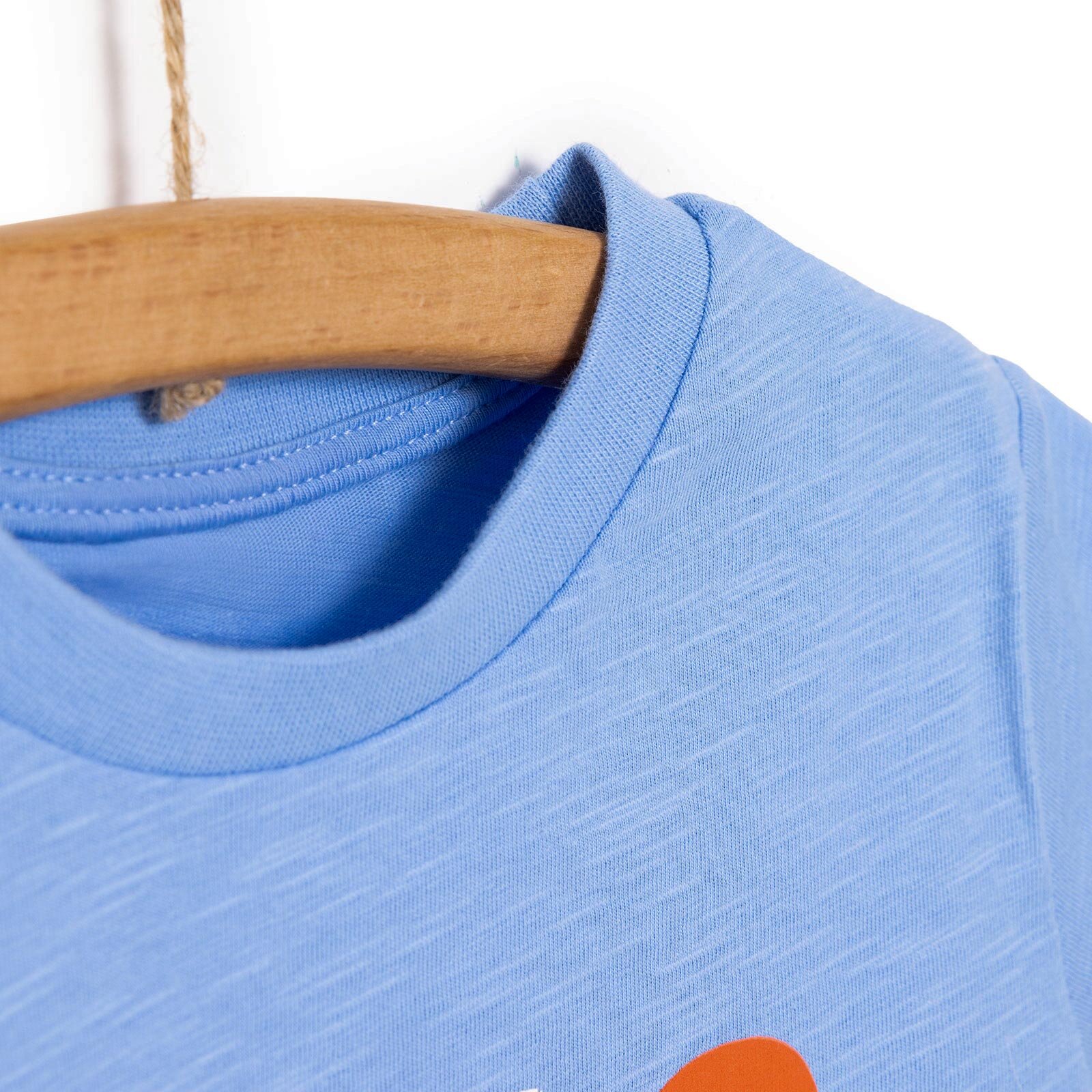 Under the Sea Wave Hello Yazı Baskılı Erkek Tshirt Erkek Bebek