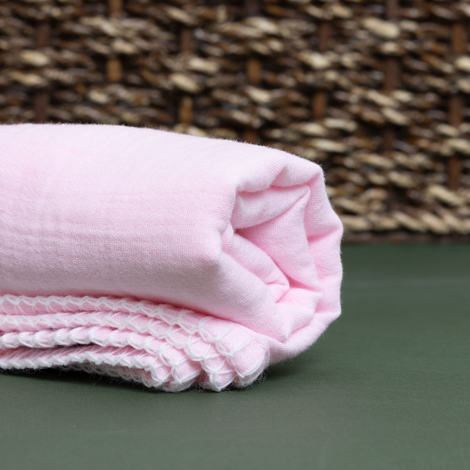 Unisex 2 Kat Unisex Müslin Battaniye 80X100cm