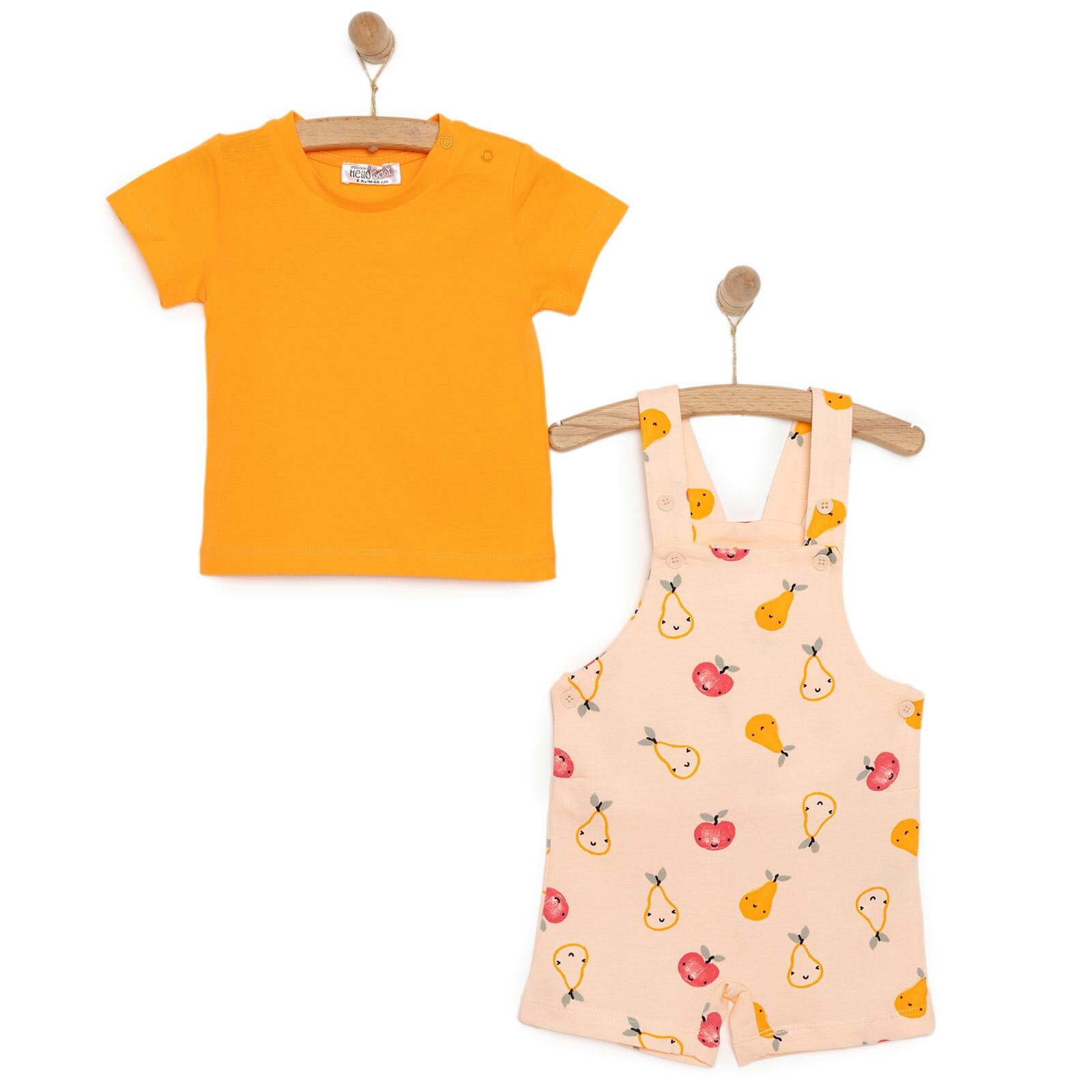 Yenidoğan Şort Salopet-Tshirt