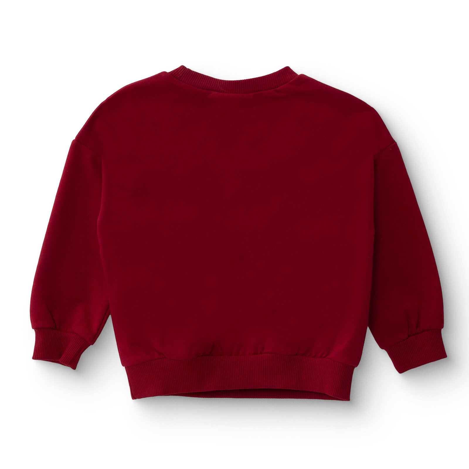 Unisex Sweatshirt İki İplik Bisiklet Yaka Uzun Kol