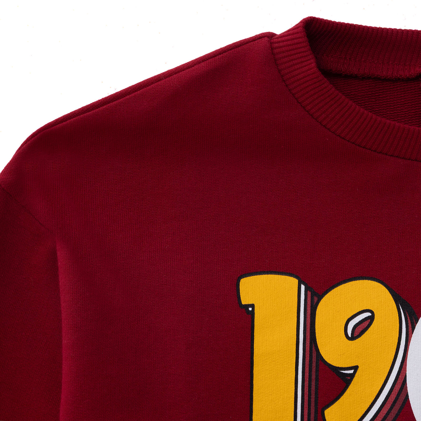 Unisex Sweatshirt İki İplik Bisiklet Yaka Uzun Kol