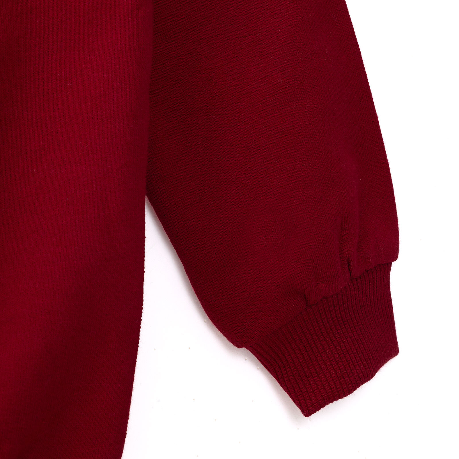 Unisex Sweatshirt İki İplik Bisiklet Yaka Uzun Kol