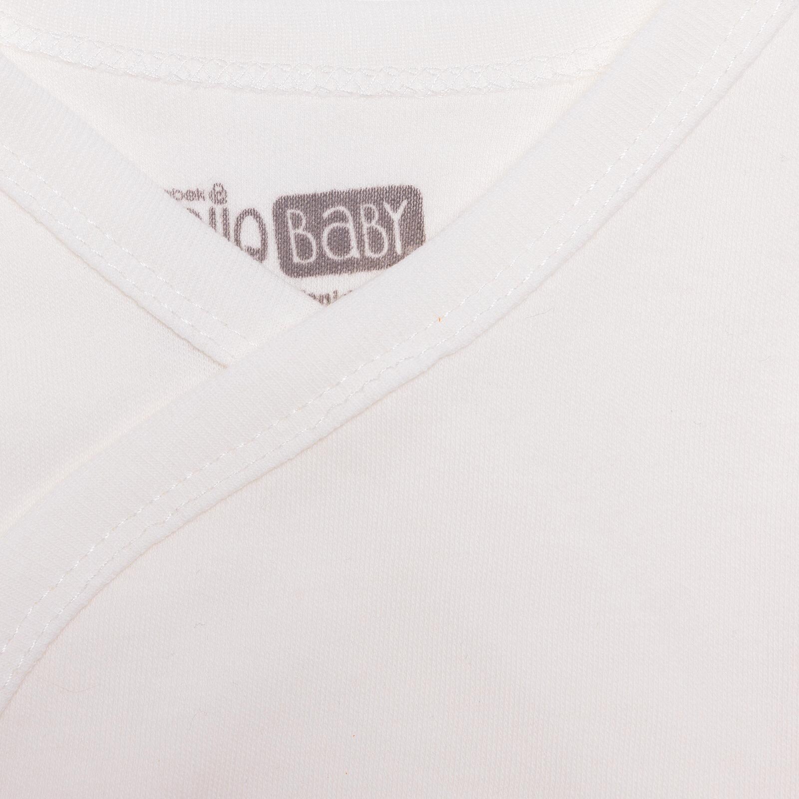 Unisex Yenidoğan 5li Askı Hastane Çıkışı İnterlok Zarf Yaka Uzun Kol Patikli Paça