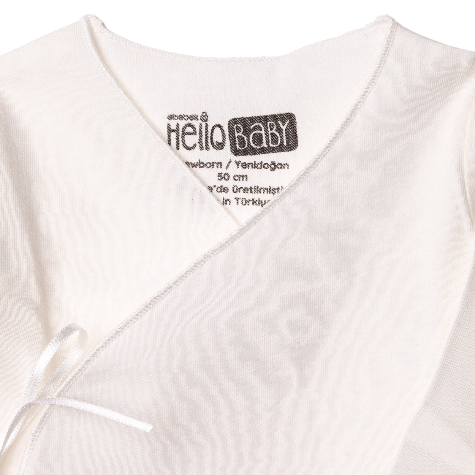 Unisex Yenidoğan İç Zıbın Süprem Zarf Yaka Uzun Kol Unisex Yenidoğan İç Zıbın Süprem Zarf Yaka Uzun Kol