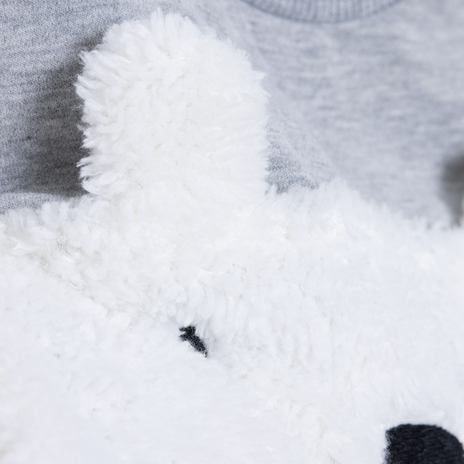 Unisex Yenidoğan Patikli Tulum İki İplik Bisiklet Yaka Uzun Kol Patikli Paça