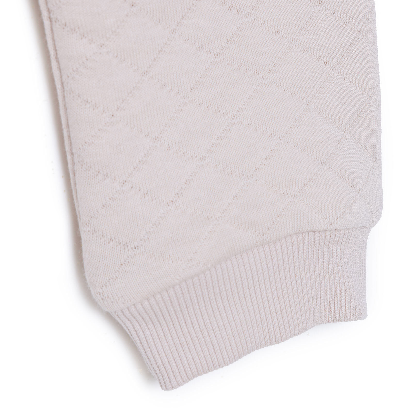 Unisex Yenidoğan Sweatshirt-Patiksiz Alt Kapitone Örme Bisiklet Yaka Uzun Kol Patiksiz Paça