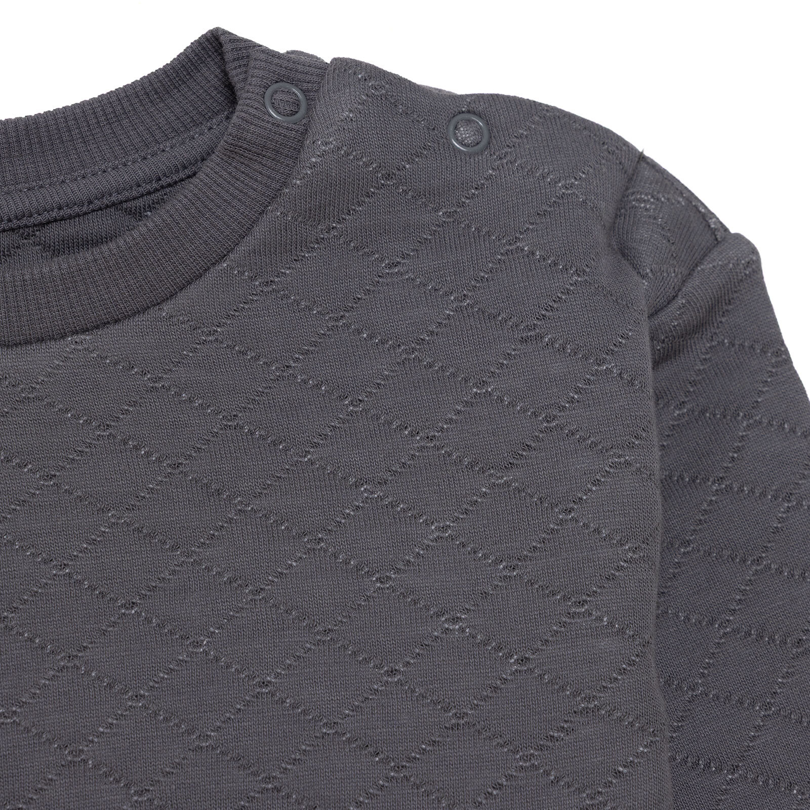 Unisex Yenidoğan Sweatshirt-Patiksiz Alt Kapitone Örme Bisiklet Yaka Uzun Kol Patiksiz Paça Unisex Yenidoğan Sweatshirt-Patiksiz Alt Kapitone Örme Bisiklet Yaka Uzun Kol Patiksiz Paça