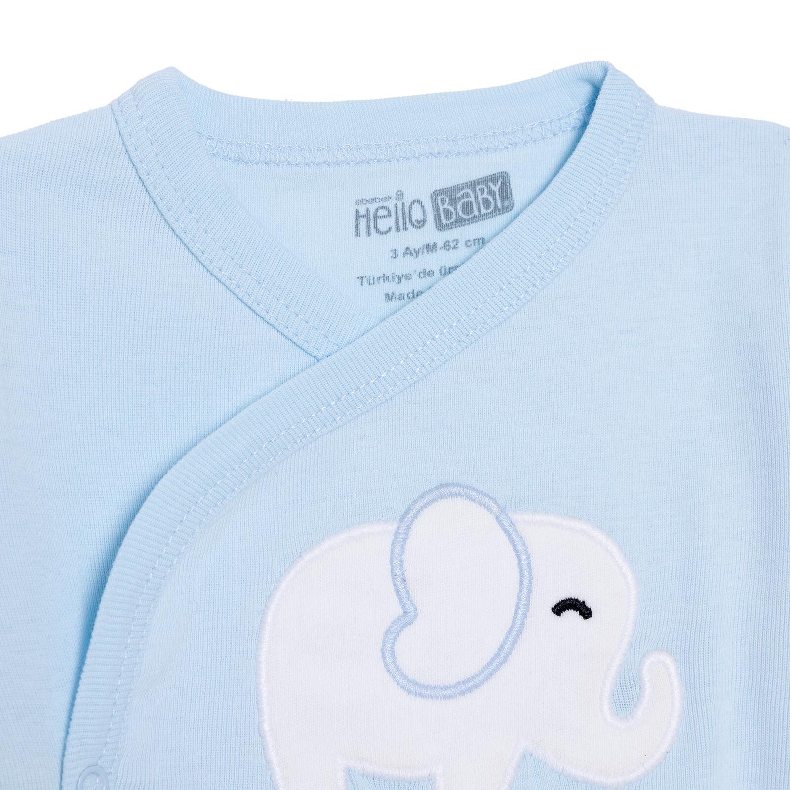 Unisex Zıbın Body Ribana Çıtçıt Yaka Uzun Kol Unisex Zıbın Body Ribana Çıtçıt Yaka Uzun Kol