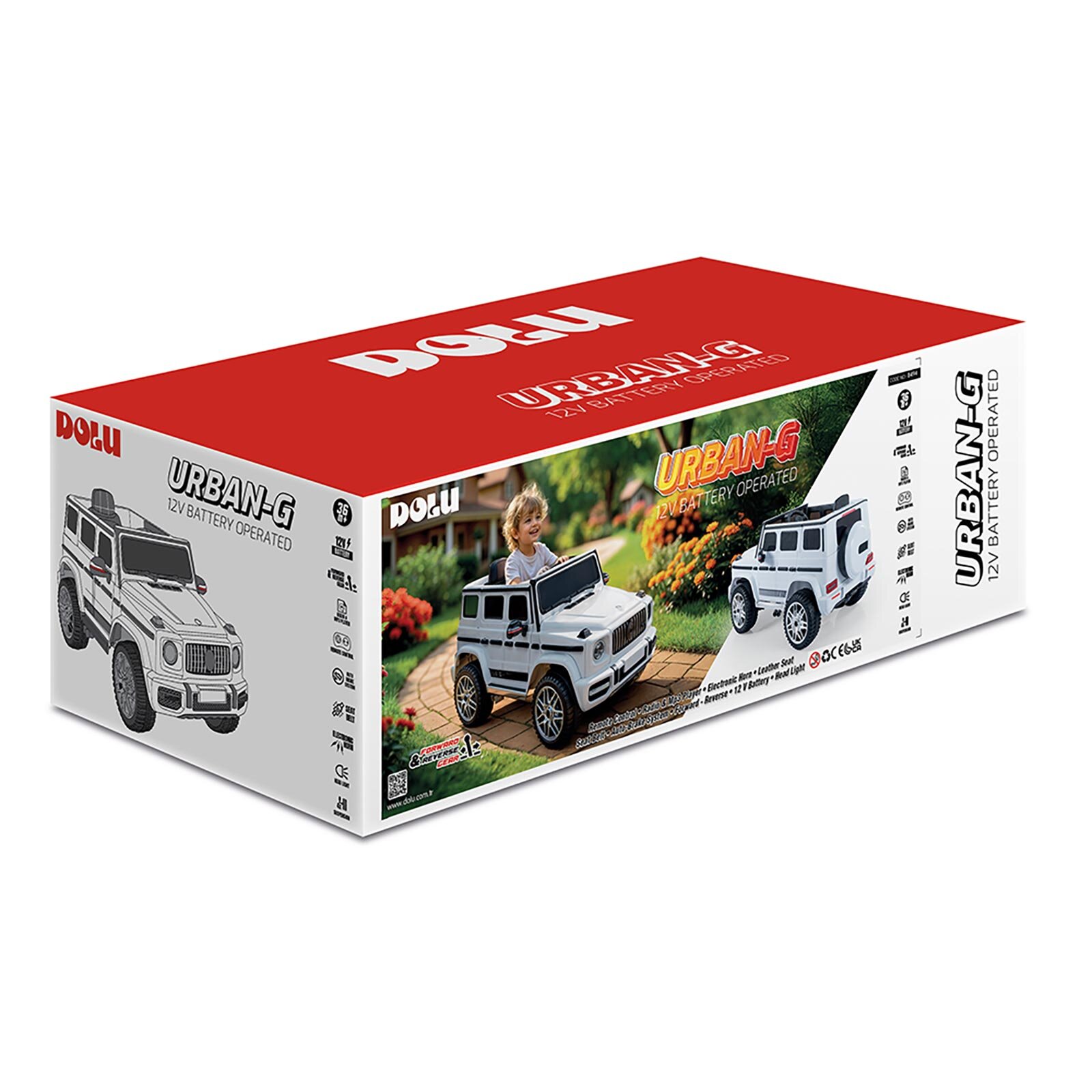 Urban-G 12 Volt Uzaktan Kumandalı Araba Beyaz