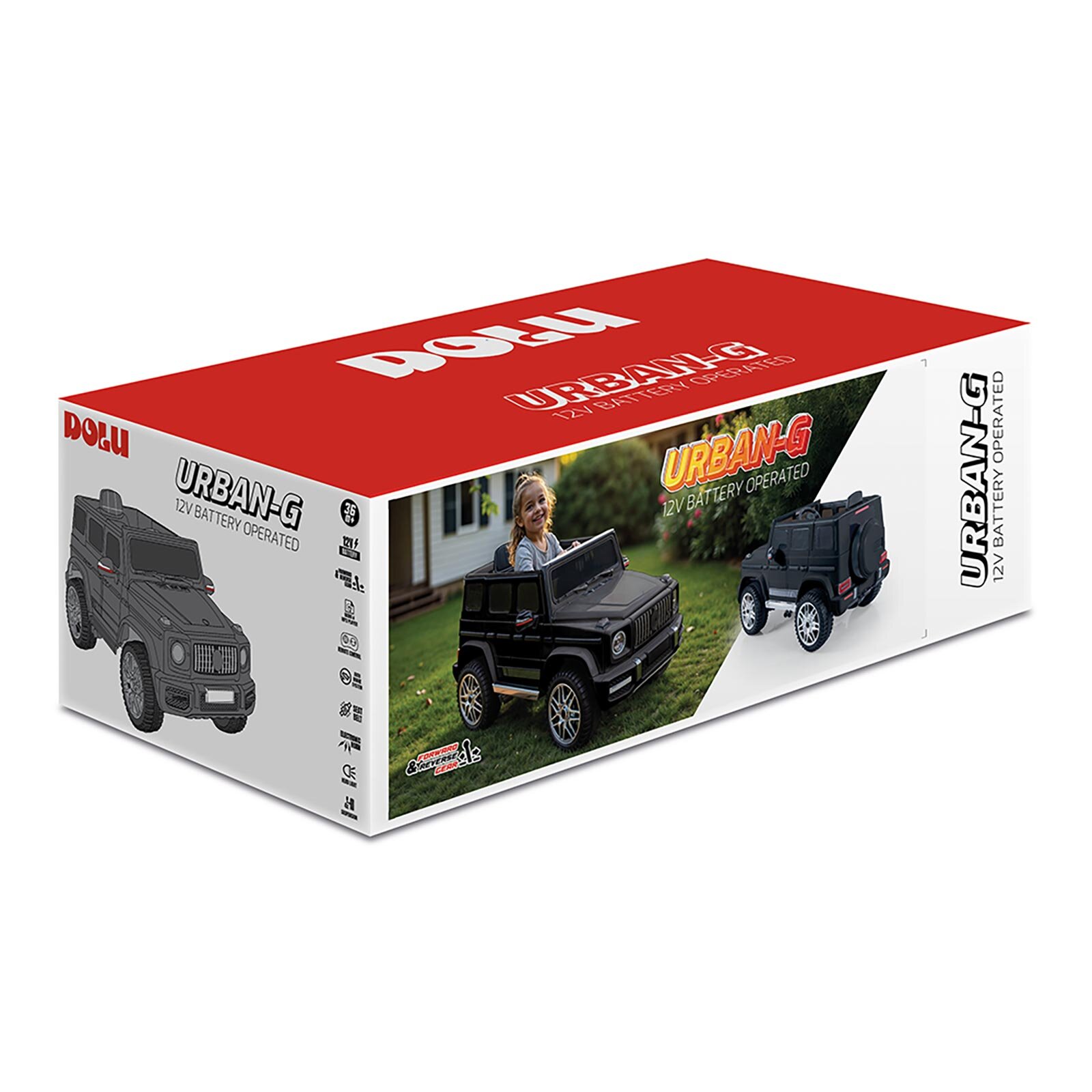 Urban-G 12 Volt Uzaktan Kumandalı Araba Siyah