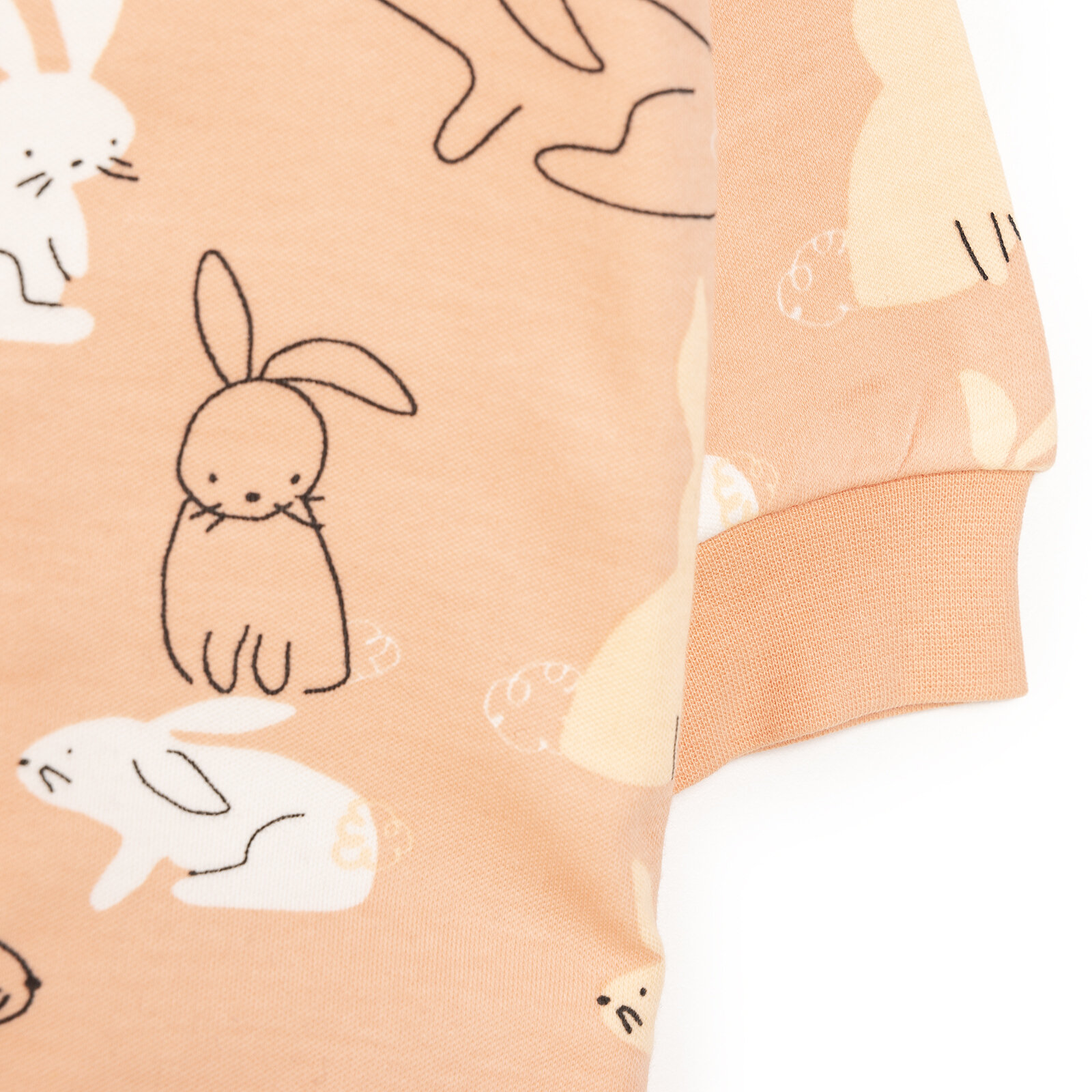 Kız Bebek Uyku Tulum İnterlok Fermuarlı 1  Tog Bisiklet Yaka Uzun Kol