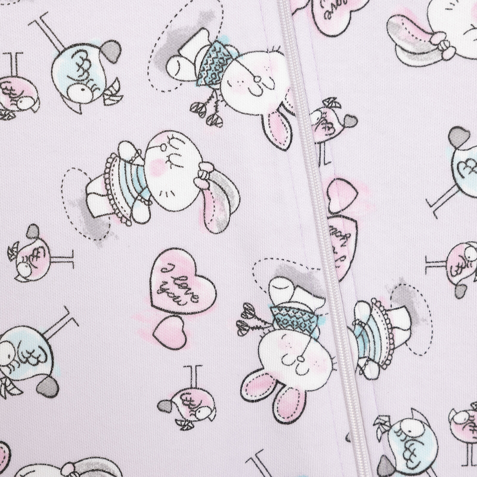 Kız Bebek Uyku Tulum İnterlok Fermuarlı 2 TOG Bisiklet Yaka Uzun Kol Kız Bebek Uyku Tulum İnterlok Fermuarlı 2 TOG Bisiklet Yaka Uzun Kol