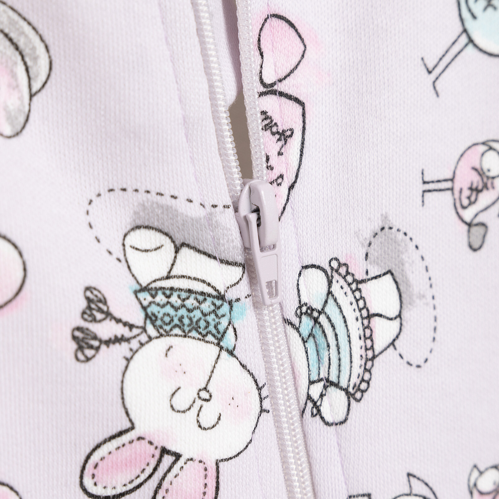 Kız Bebek Uyku Tulum İnterlok Fermuarlı 2 TOG Bisiklet Yaka Uzun Kol Kız Bebek Uyku Tulum İnterlok Fermuarlı 2 TOG Bisiklet Yaka Uzun Kol