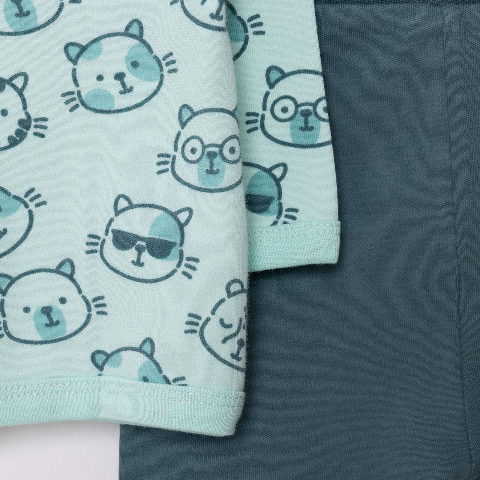 Uzay Baskılı Yenidoğan  Zıbın-Patikli Alt Erkek Bebek