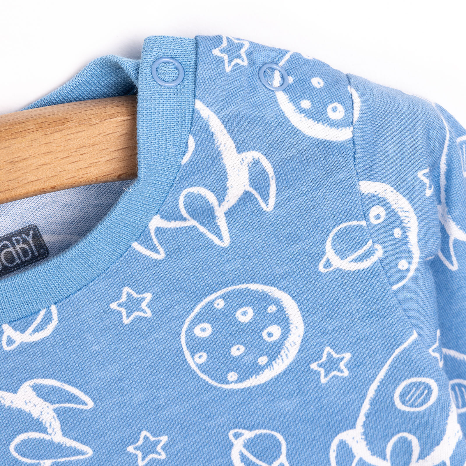 Uzun Kol Bisiklet Yaka Uzay Desenli Pijama Takımı Uzun Kol Bisiklet Yaka Uzay Desenli Pijama Takımı