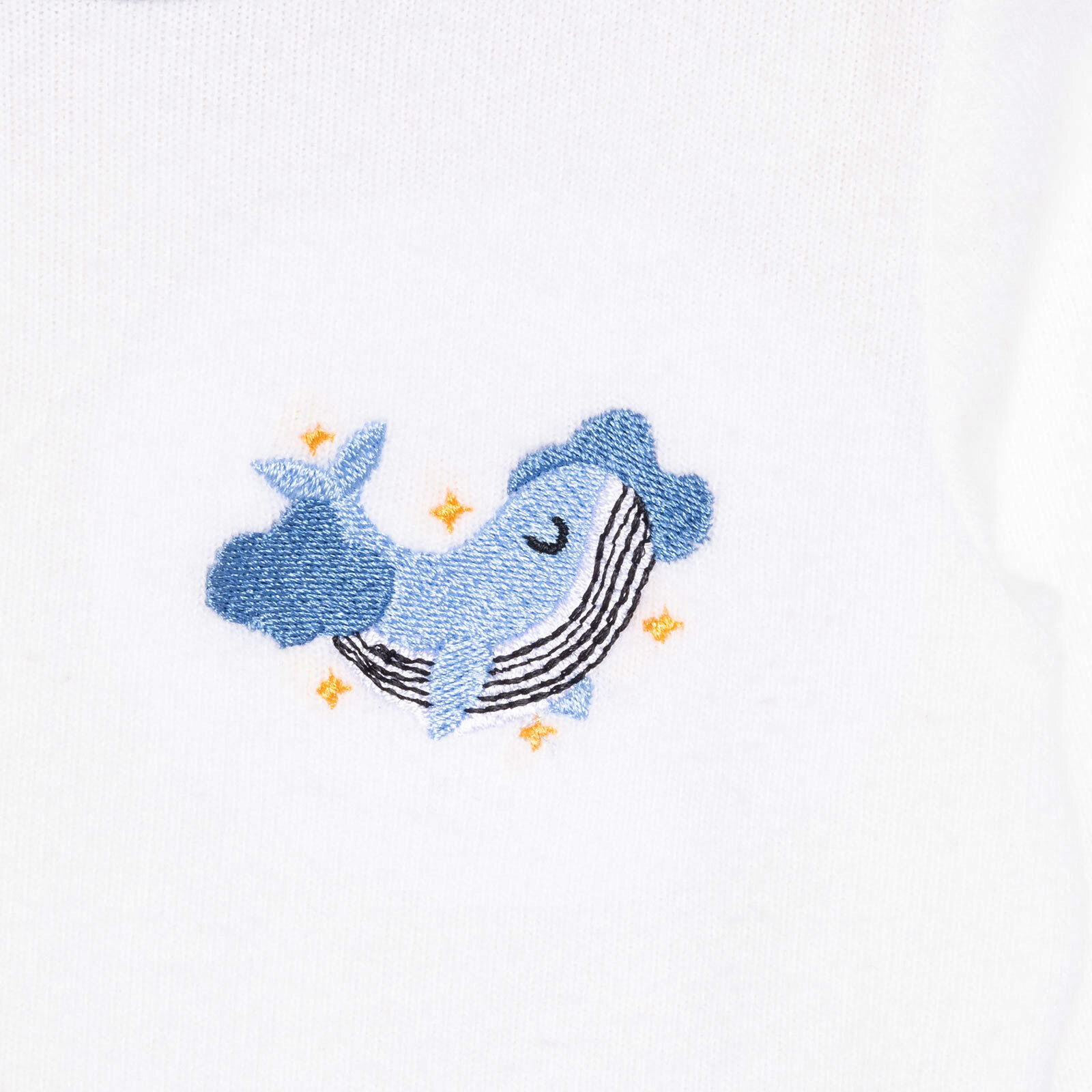 Erkek Bebek Pijama Takım Fırçalı Süprem Çıtçıtlı Bisiklet Yaka Uzun Kol Ekru