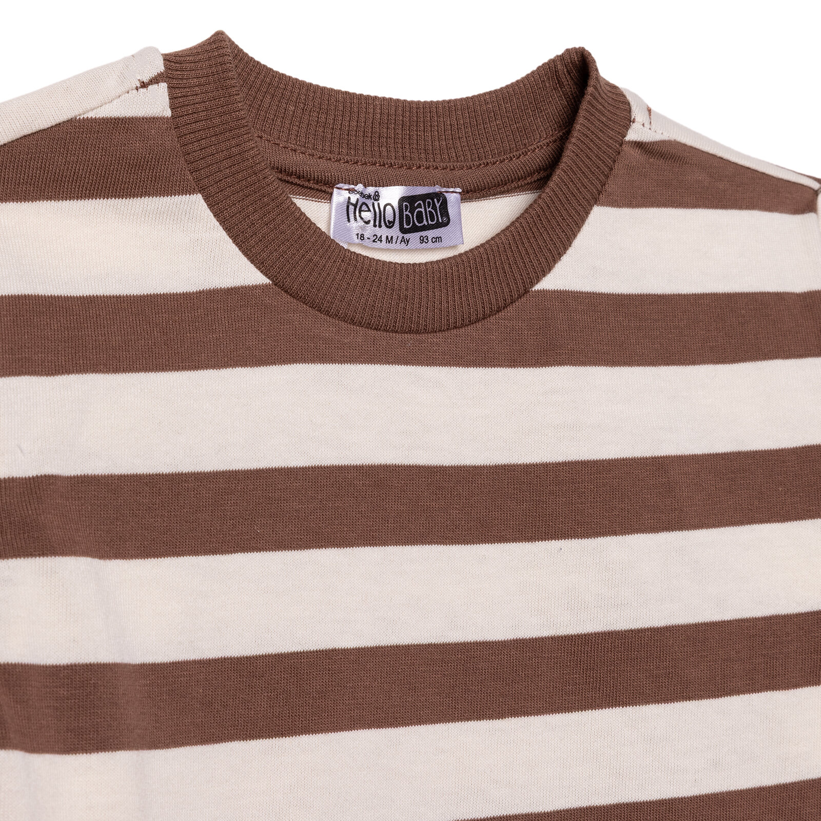 Erkek Bebek Woodland 1 Uzun Kol Tshirt Süprem Bisiklet Yaka Uzun Kol