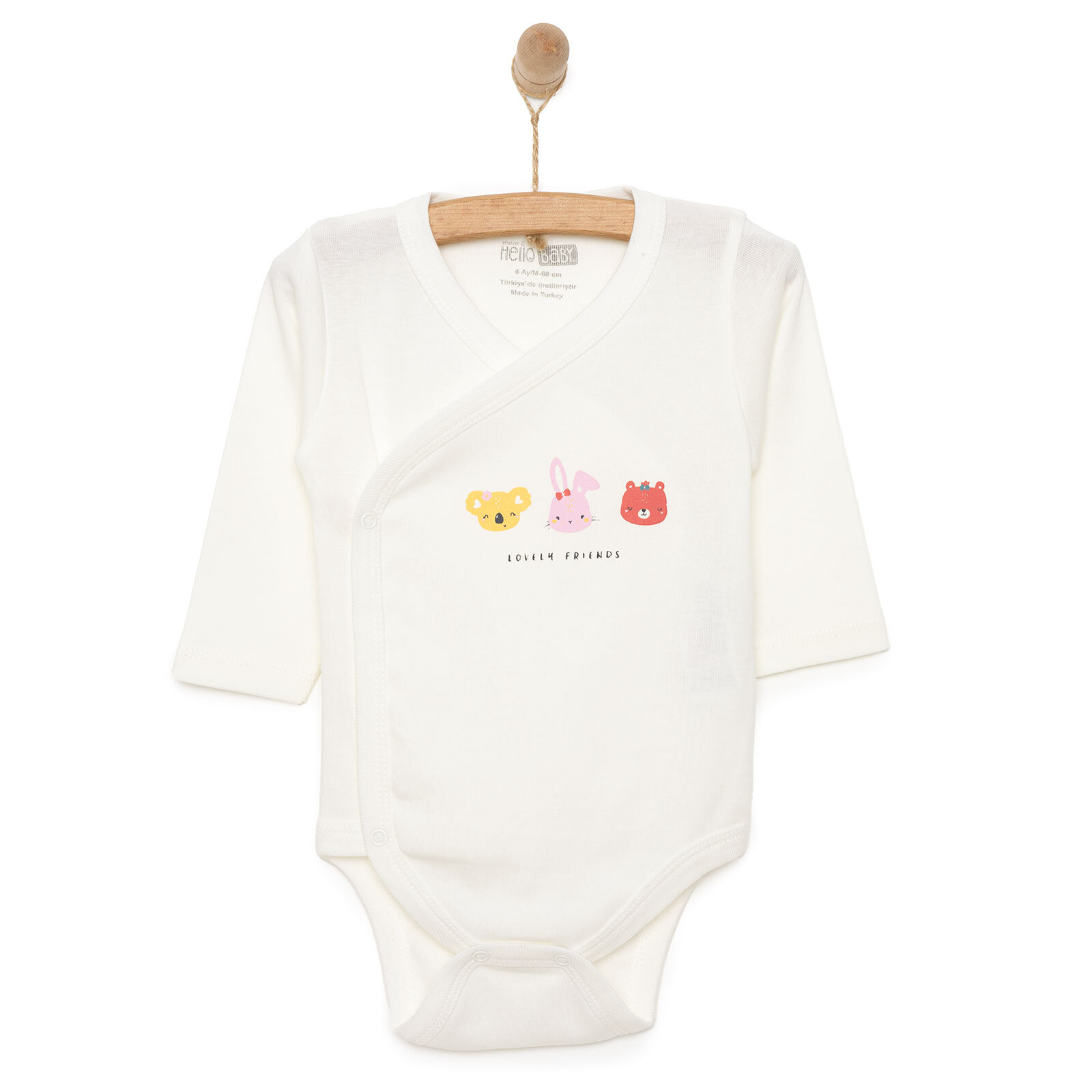 Uzun Kol Zıbın Body Kız Bebek