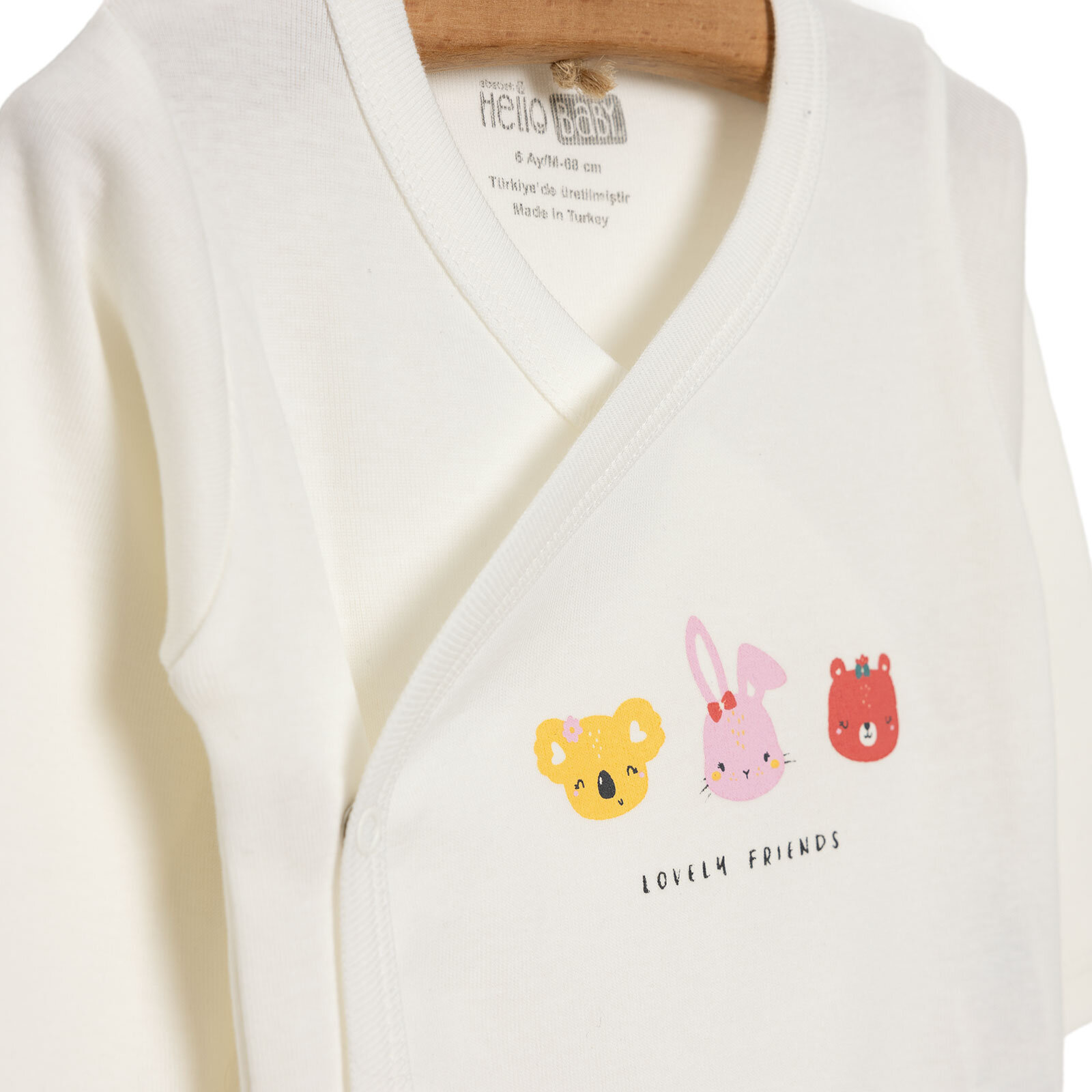 Uzun Kol Zıbın Body Kız Bebek