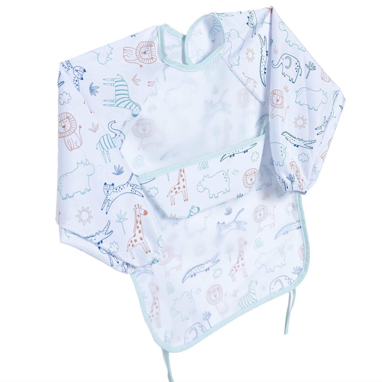 Uzun Kollu Bebek Faaliyet Önlük - Safari