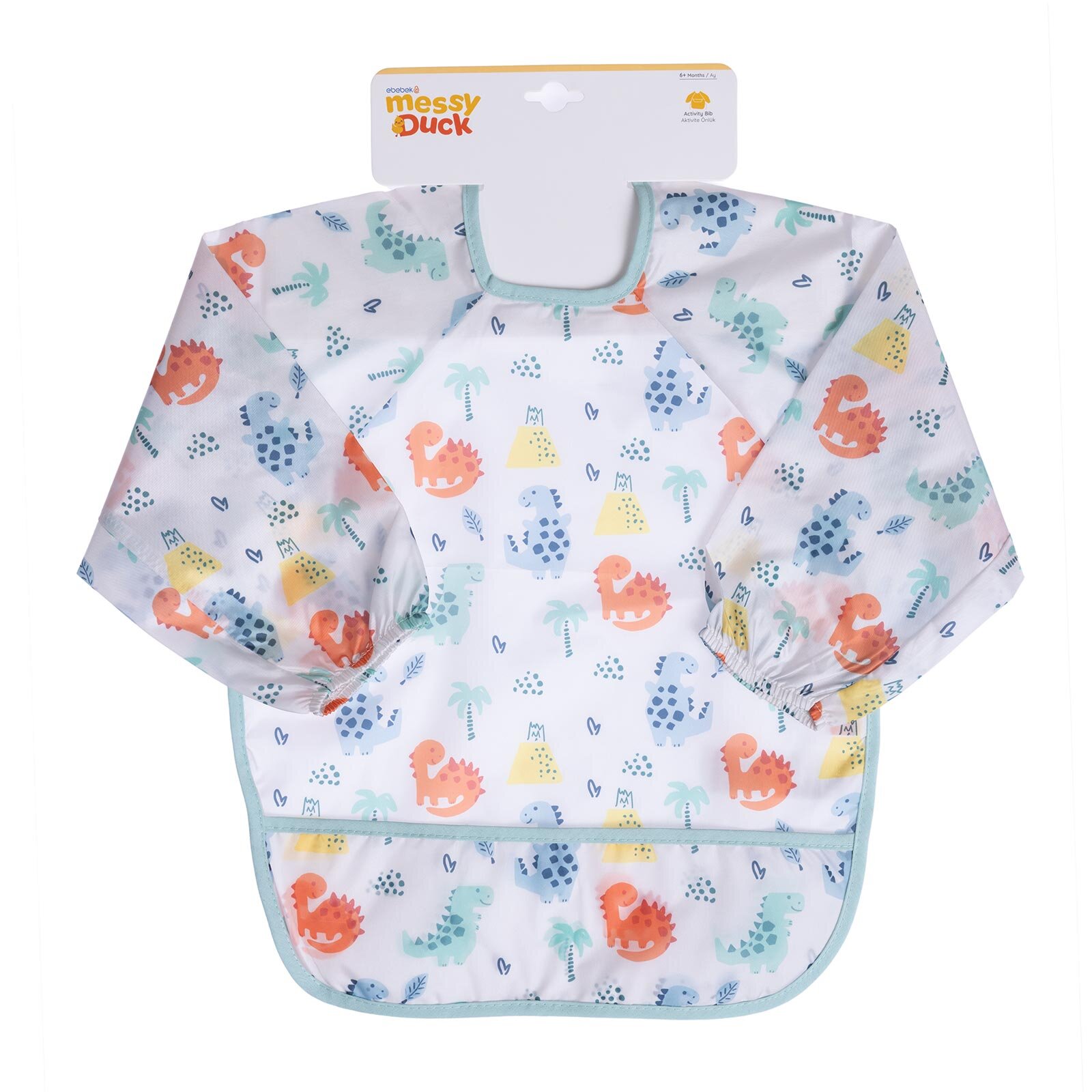 Uzun Kollu Faliyet Önlük - Dinozor