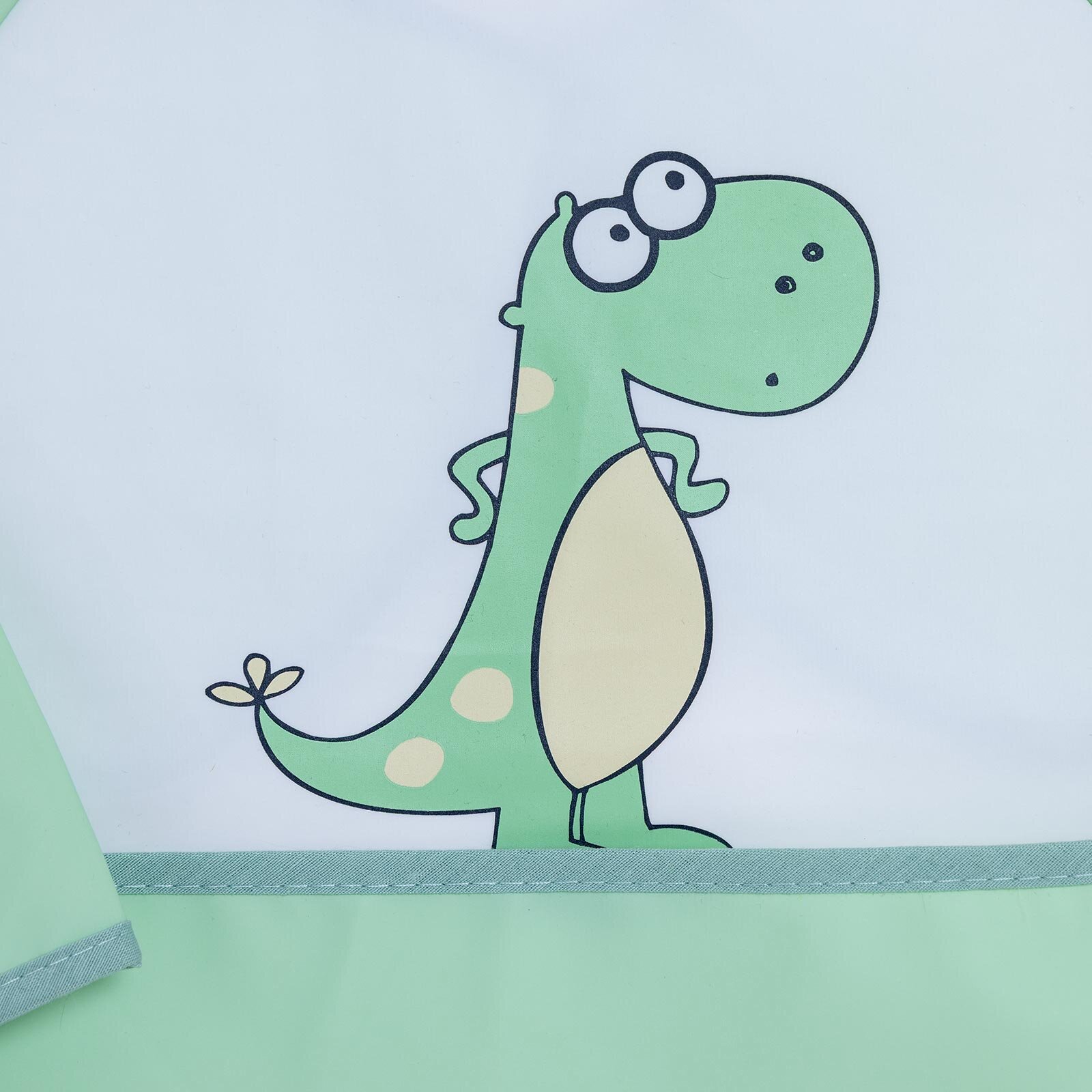 Uzun Kollu Poli Mama Önlük Sevimli Timsah - Erkek