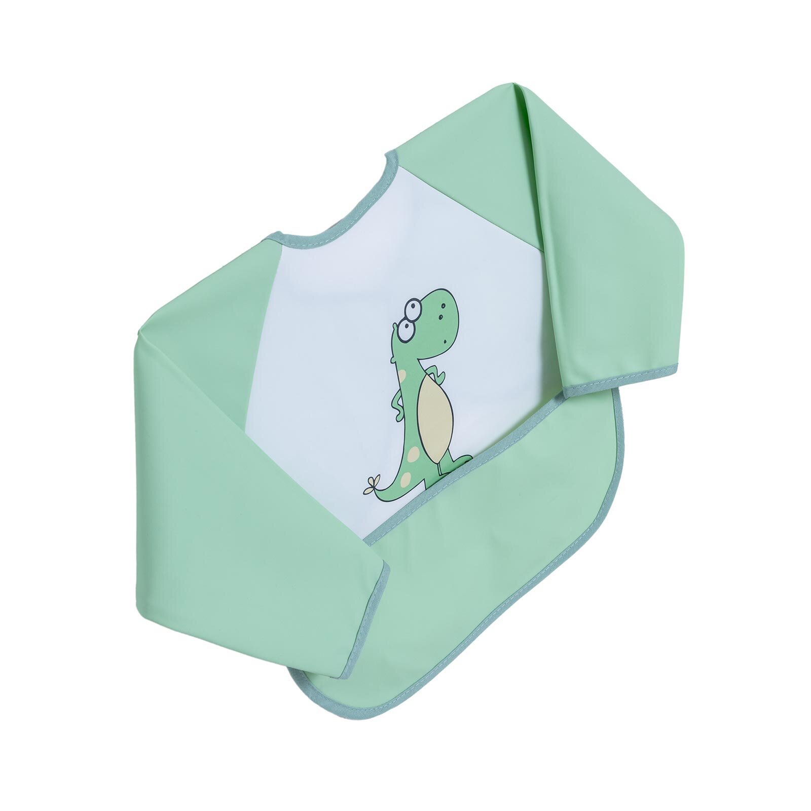 Uzun Kollu Poli Mama Önlük Sevimli Timsah - Erkek