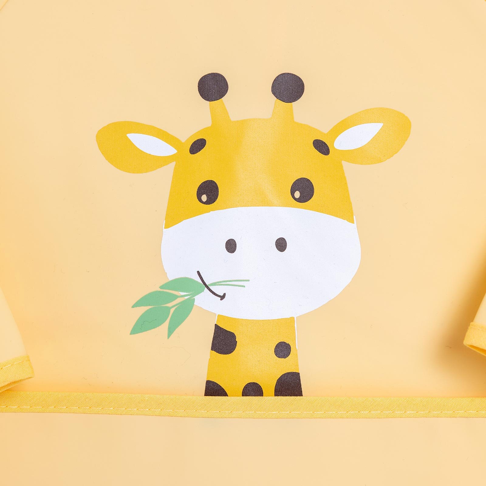 Uzun Kollu Poli Mama Önlük - Zürafa