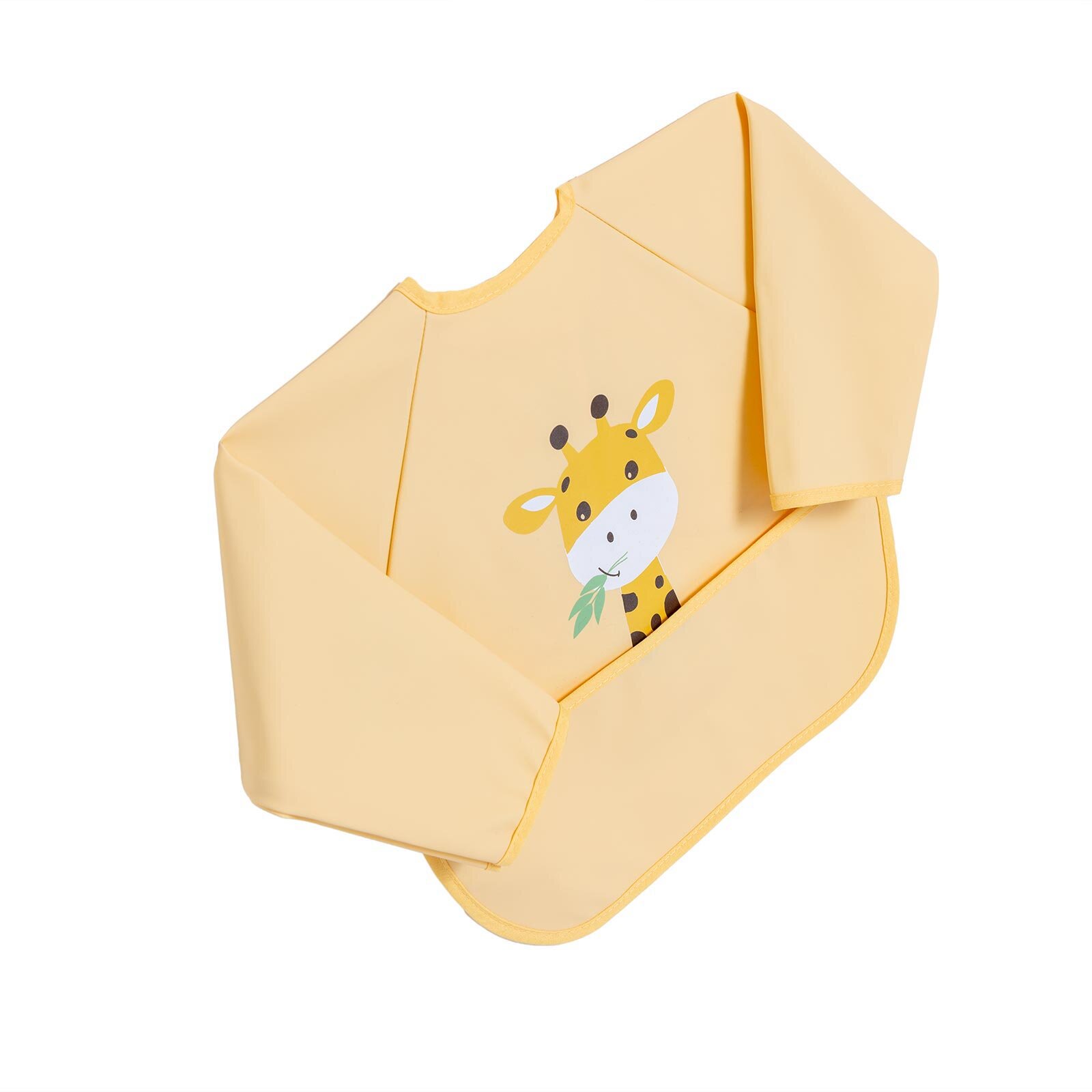 Uzun Kollu Poli Mama Önlük - Zürafa