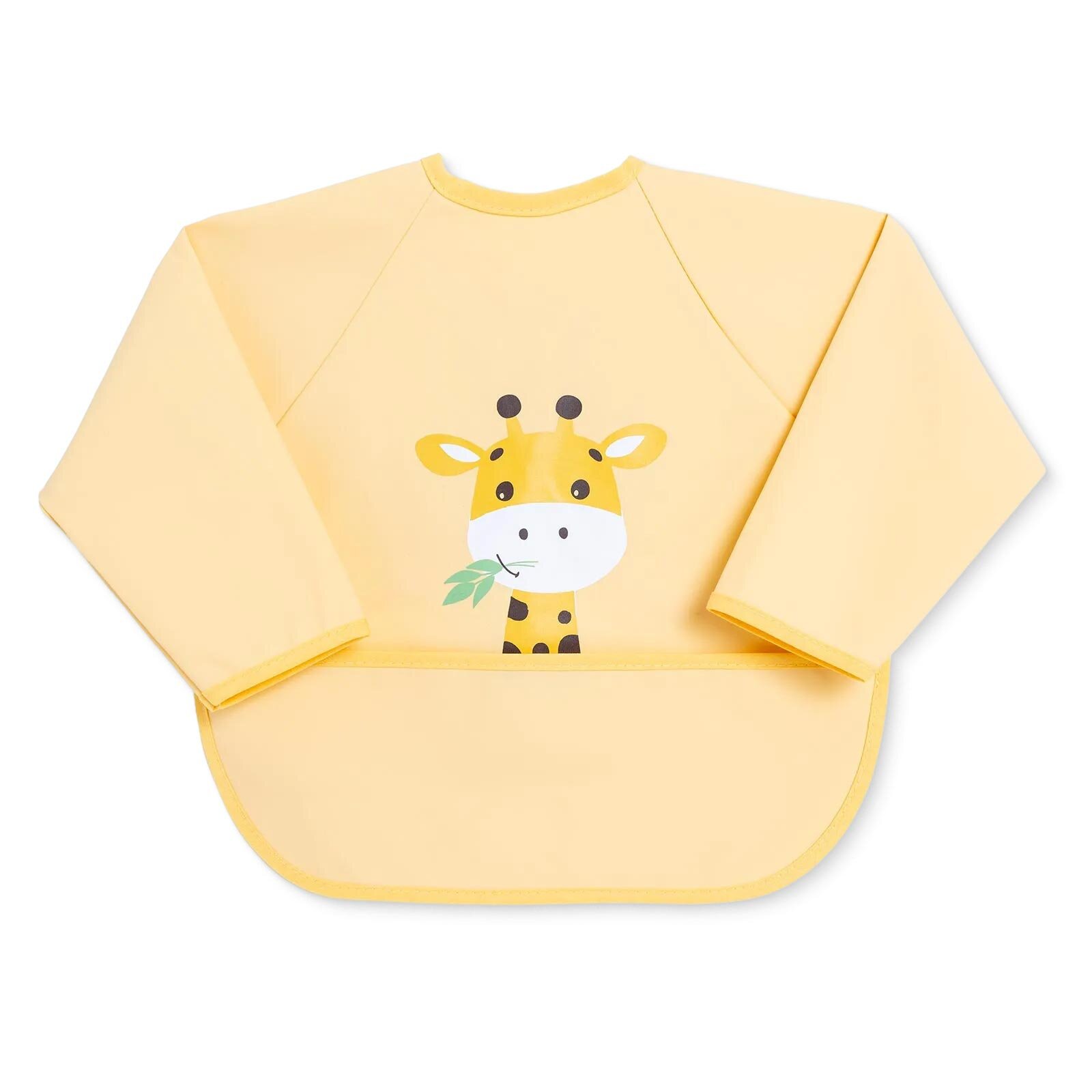 Uzun Kollu Poli Mama Önlük - Zürafa
