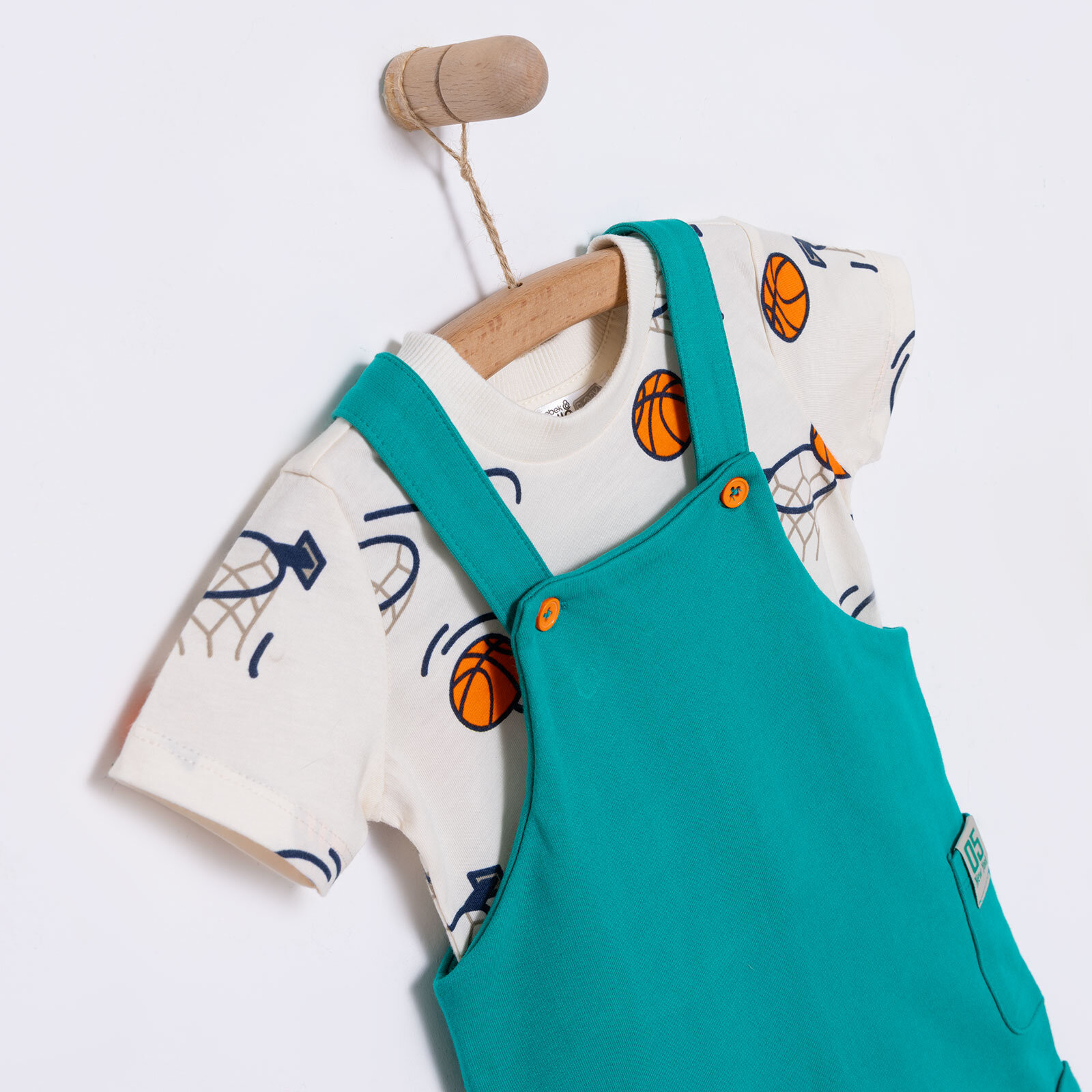 Varsity Erkek Salopet-Tshirt Erkek Bebek