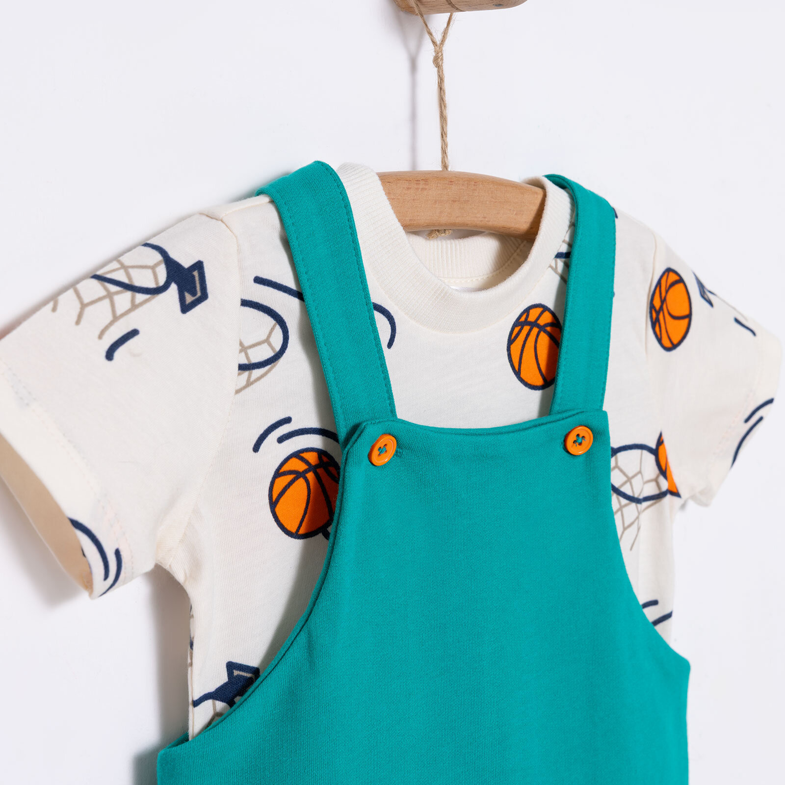 Varsity Erkek Salopet-Tshirt Erkek Bebek