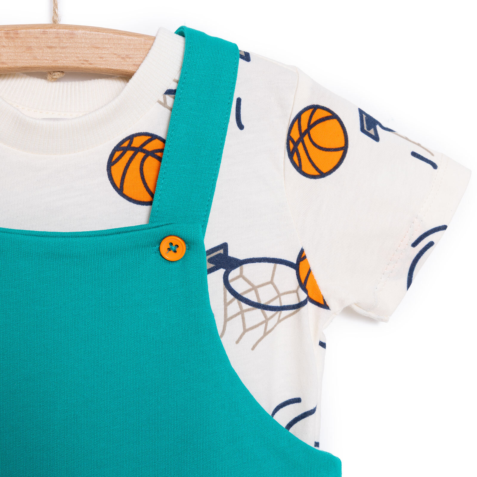 Varsity Erkek Salopet-Tshirt Erkek Bebek