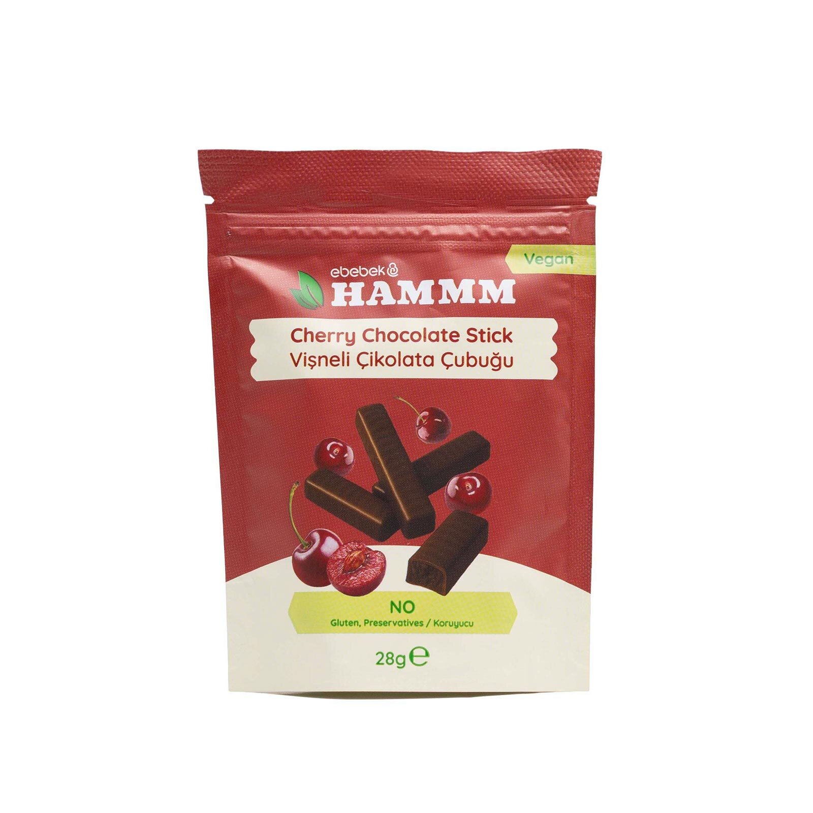 Vişneli Çikolata Kaplamalı Stick 28r Vişneli Çikolata Kaplamalı Stick 28r