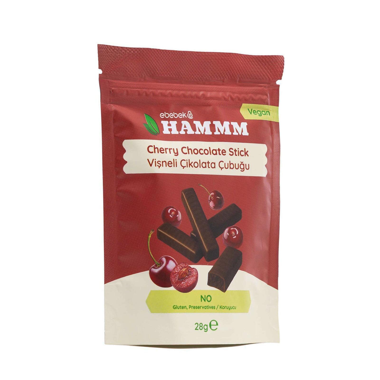 Vişneli Çikolata Kaplamalı Stick 28r Vişneli Çikolata Kaplamalı Stick 28r